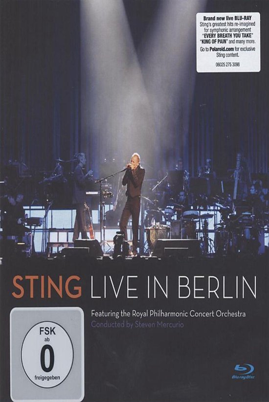 Sting - Live In Berlin (Blu-ray), Sting | Muziek | bol.com