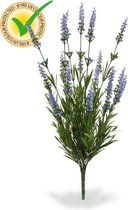 Lavendel kunstplant 50cm - blauw - UV bestendig