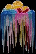 MiniArt Crafts, Rainbow Cloud, 44x29 cm (nivo: moeilijk)