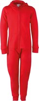 Kids all-in-one onesie kinderen - rood - 11/12 jaar