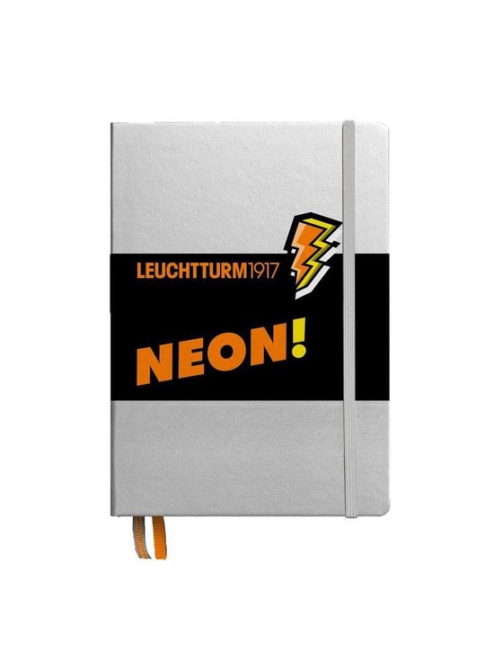 Leuchtturm notitieboek puntjes neon oranje bol