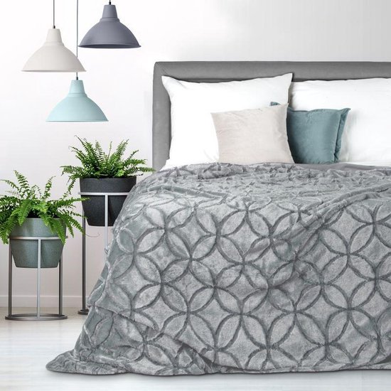Losjes hek Taille Luxe bed sprei – deken – Brulo – Polyester – 170 x 210 cm | bol.com