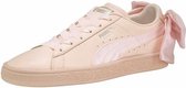 Puma Basket Bow Wn's - Pearl-Pearl - Parel Roze - Dames / Vrouwen Sneaker Strikversiering - Maat 37