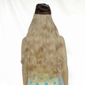 Clip In Hair Extensions lichtblond 100%remy hair 60cm 120gram 1delig