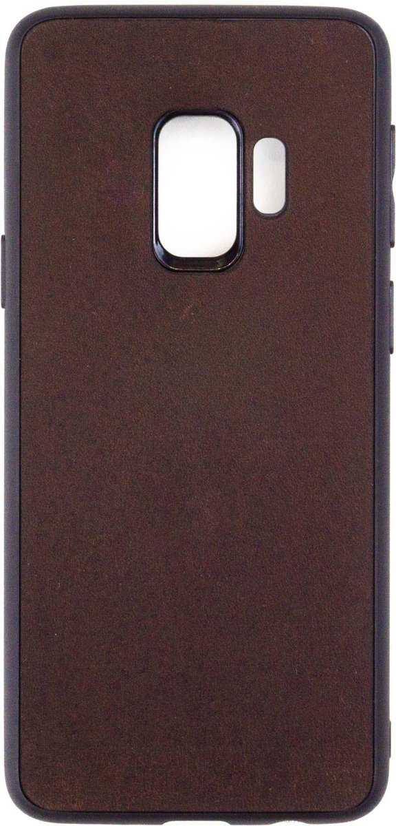 Leren Telefoonhoesje Samsung S9 – Bumper case - Chocolade Bruin