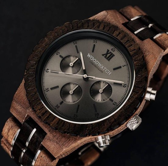 De officiële WoodWatch | Atlas | Houten horloge heren | bol.com