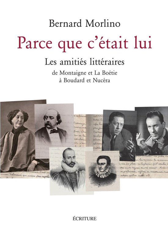 Parce que c'était lui - LEs amitiés littéraires - cover
