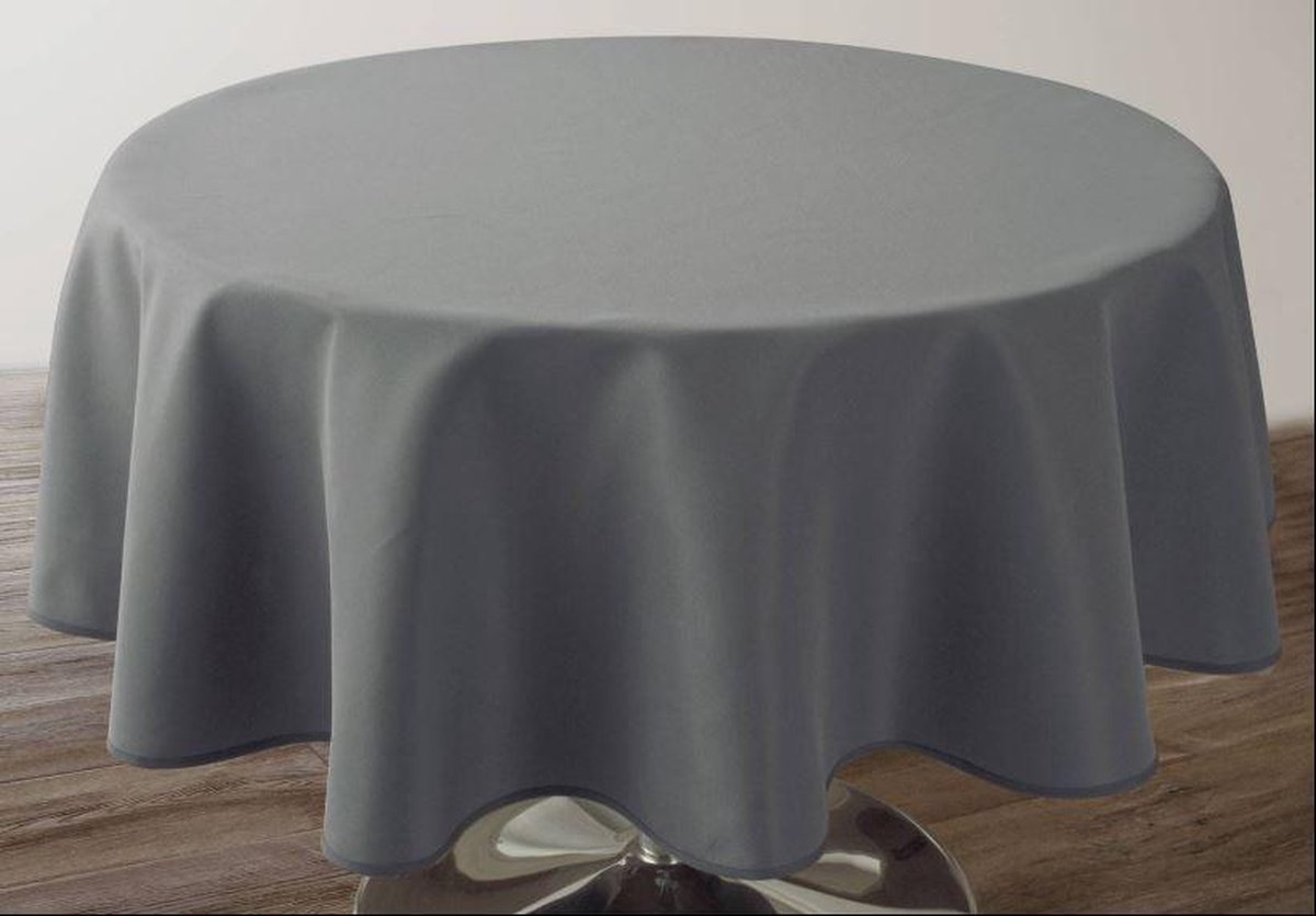 Tafelkleed anti-vlek Uni gris 200 x 150cm