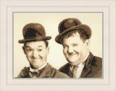 Vervaco Stan Laurel & Oliver Hardy borduren (pakket) Aida