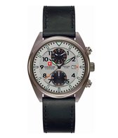 Swiss Military Hanowa 06-4227.30.009 horloge heren - zwart - edelstaal PVD grijs