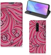 Bookcase Xiaomi Mi 9T Pro Swirl Pink