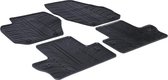 Gledring Rubbermatten passend voor Volvo S60/V60 2010-2018 (T profiel 4-delig + montageclips)