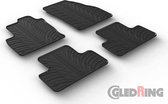 Gledring Rubbermatten passend voor Range Rover Evoque 2011-2019 (T profiel 4-delig + montageclips)