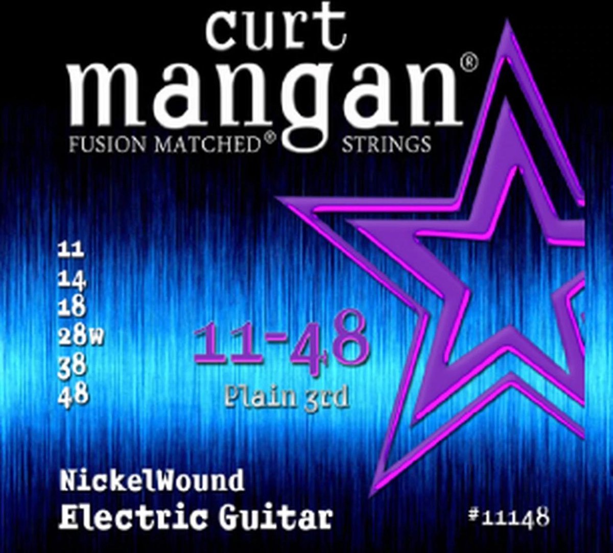 Curt Mangan 11 48 Nickel Wound Snaren Elektrisch