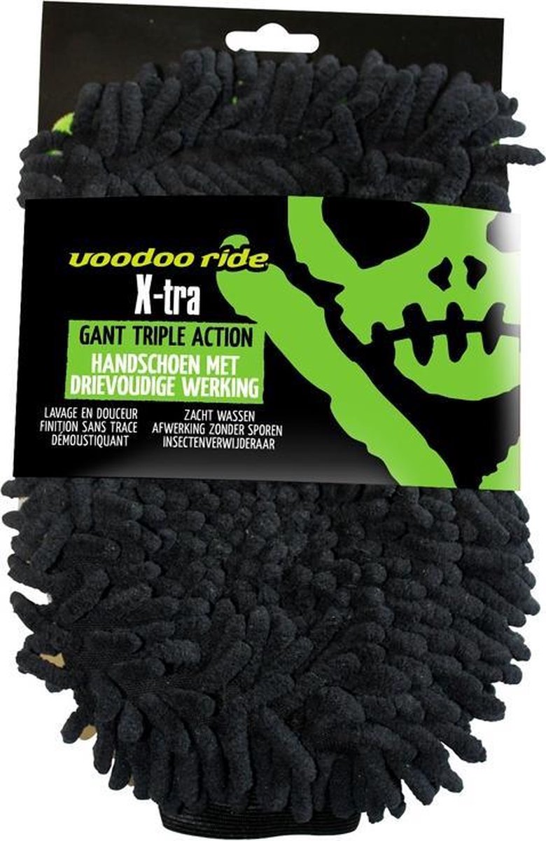 Voodoo Ride Extra Wash Mitt - Washandschoen met 3 functies