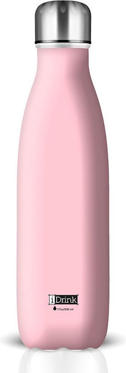 i-Drink bottle 500 ml Pink - Thermosfles