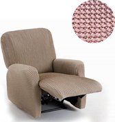 Milos Fauteuilhoes voor Relaxstoel - Roze - Geschikt voor 60-85cm Breedte - Extreme Stretch Stoelhoezen