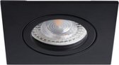 LED inbouwspot Noek -Vierkant Zwart -Warm Wit -Dimbaar -5W -Philips LED