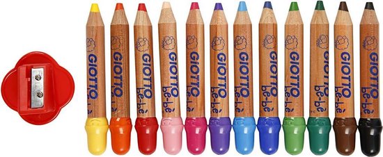 36 Crayons GIOTTO MAXI pour bébé : Chez Rentreediscount