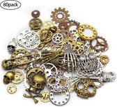 80 stuks Vintage Bronze Steampunk