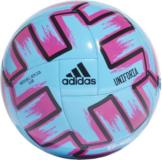 Adidas Voetbal - Uniforia Match ball replica - Maat 3 - Blauw/Roos | bol.com