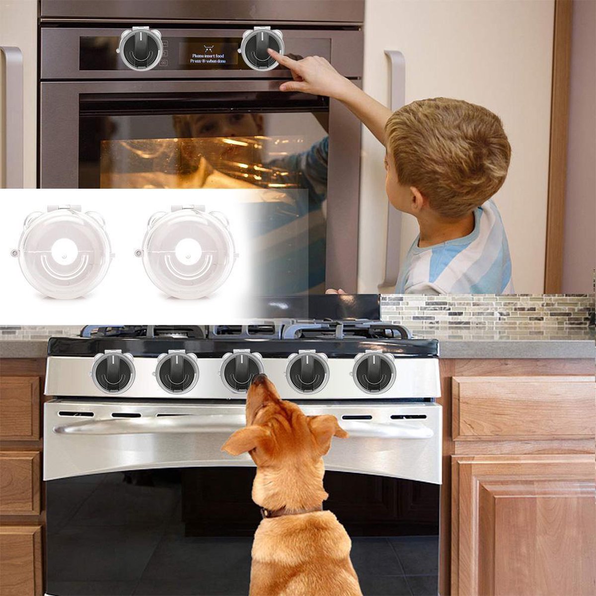 Bol Com 24me Fornuisknoppen Beschermers Transparant 4 Stuks