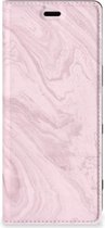 Sony Xperia 5 Standcase Marble Roze