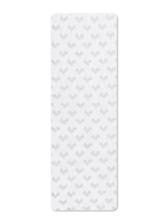 Katoenen, babymaillot effen wit met patroon, maat 92/98 (12-18 mnd), zoollengte 14 cm.