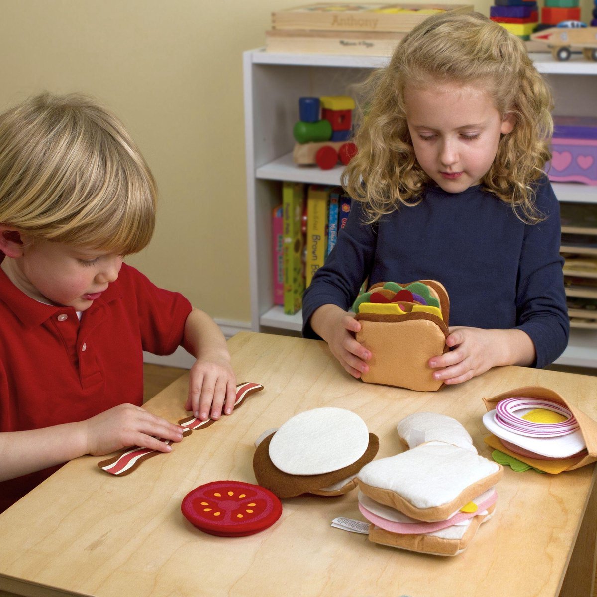 Melissa & Doug - Vilten Sandwichset