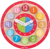 Bigjigs Teaching Clock houten leerklok oefen klok