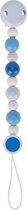 Heimess Soother chain blue, grey, white
