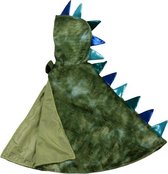 Groene drakencape - maat XS (van 1 tot 2 jaar)