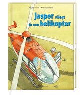 Jasper vliegt in een helikopter
