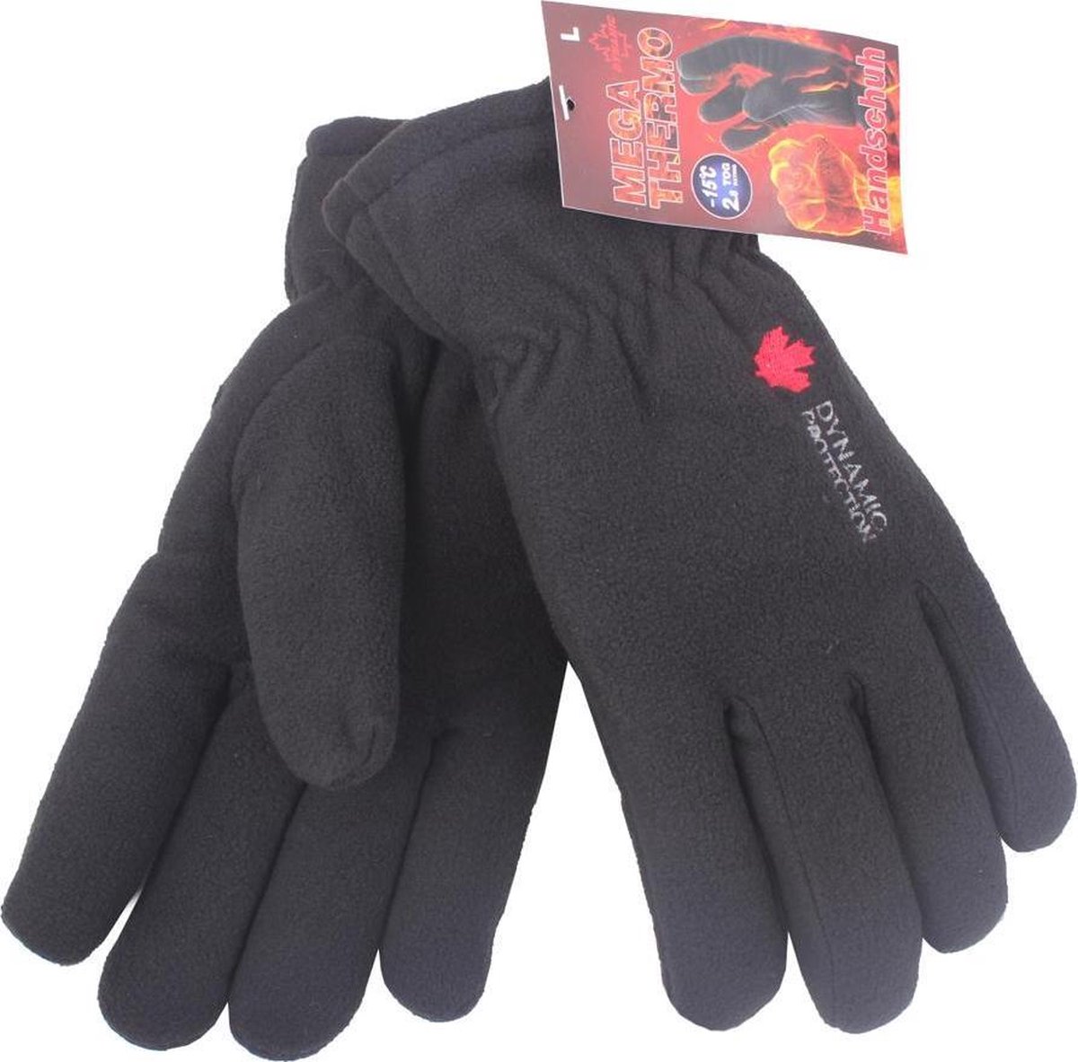 handschoenen heren winter – Mega thermo handschoenen met fleece – Zwart L |  bol