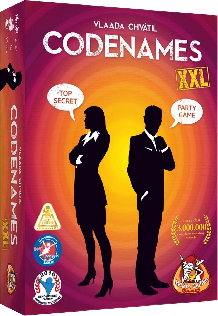 Codenames Duet XXL beste coop boordspel