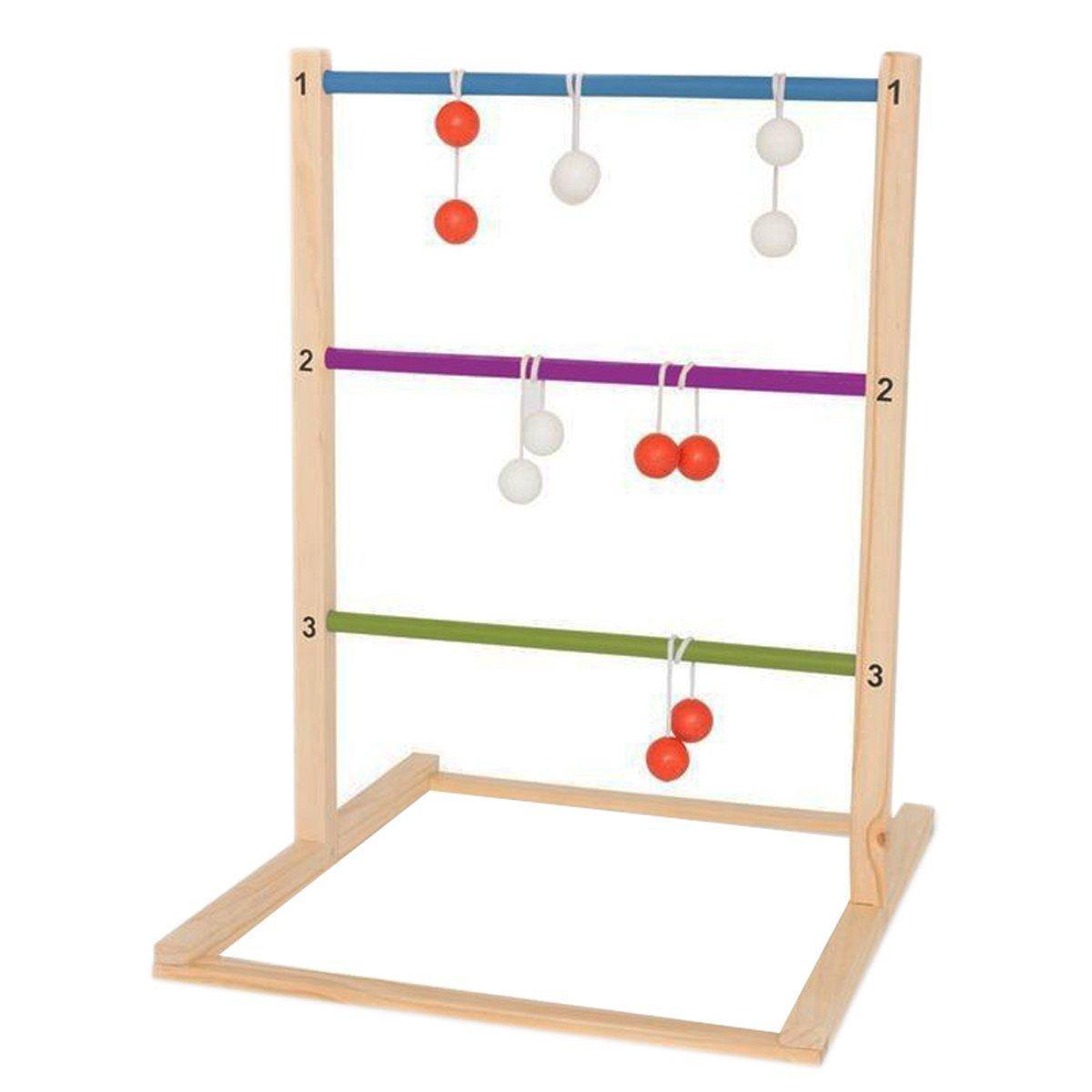 BS Toys Slingerspel - Werpspel voor Kinderen en Volwassenen - Hout - Slingerspel - Laddergolf - Buitenspeelgoed - Buitenspel - Werpspel - Buitenspeelgoed - Buitenspel - Buiten Spellen - Tuin Speelgoed — afbeelding 12