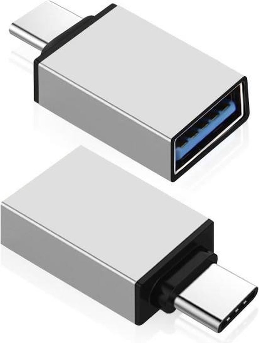 USB-C naar USB-A adapter OTG Converter - Set van 2 - USB 3.0 - Merkloos