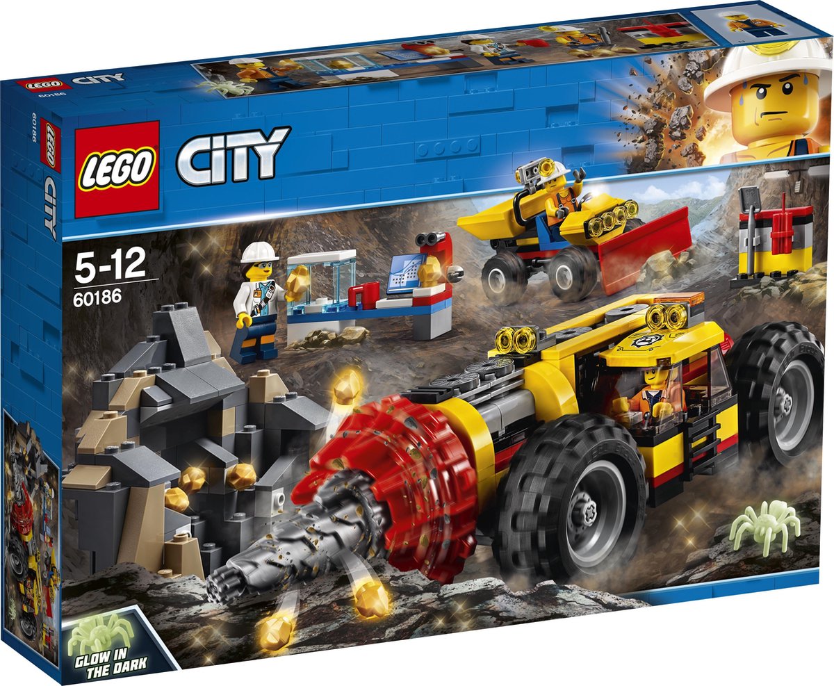 LEGO City Zware Mijnbouwboor - 60186 | bol.com