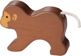 Everearth Speelfiguur Aap Bruin 8x6x2 Cm