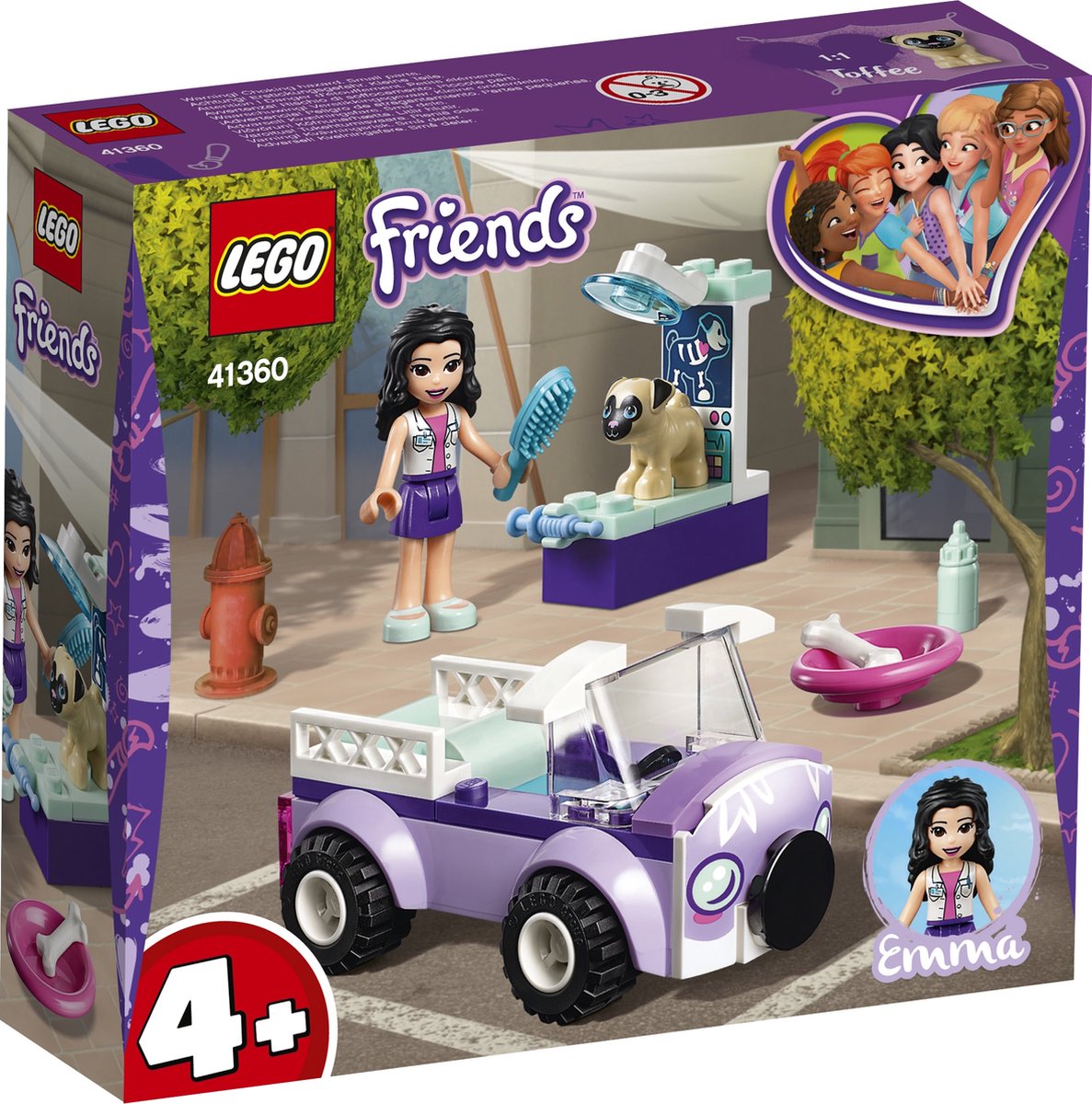 LEGO Friends 41695 La Clinique Vétérinaire, Set pour Enfants +4