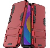 Xiaomi Mi A3 / Mi CC9e Kickstand Shockproof Rood Cover Case Hoesje A3BL