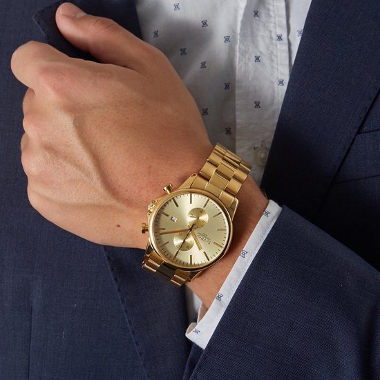 Tayroc Iconic Chrono horloge Goudkleurig bol