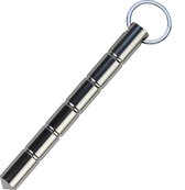 Kubotan - Sleutelhanger - Zelfverdediging - Zilver - Rond - Self-Defense Keychain