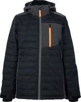 Brunotti Wintersportjas - Maat XL  - Mannen - zwart/grijs/oranje