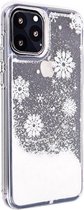 Winter back case TPU geschikt voor iPhone 7 / 8 - sneeuwvlokken