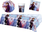 Disney Frozen 2 feestpakket | feestartikelen kinderfeest voor 8 kinderen