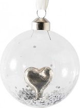 Pretty Heart Ornament silver Dia 8
