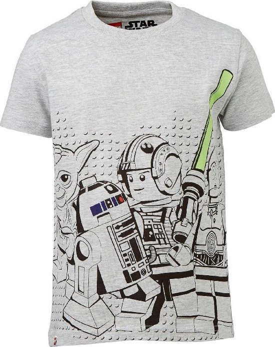 T-SHIRT  STAR WARS   licht grijs   M-70404    MAAT 110