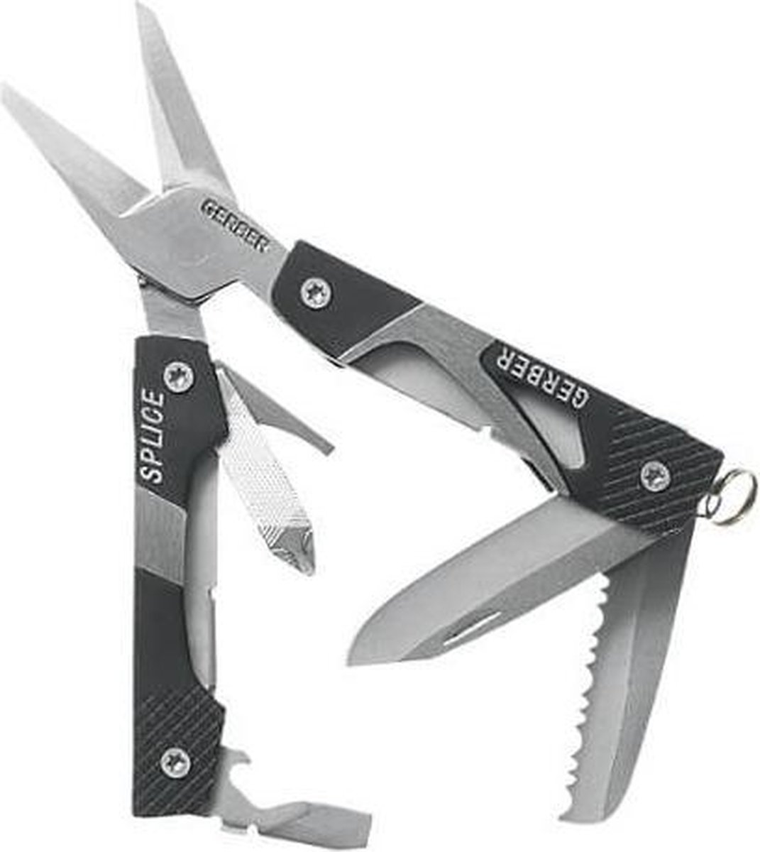 Gerber multitool Splice Pocket Tool mini - Zilver-Zwart