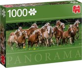 Jumbo Premium Collection Puzzel Haflinger Horses Panorama - Legpuzzel - 1000 stukjes